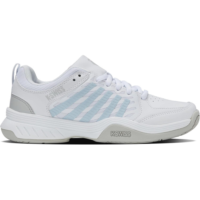 Жіноче тенісне взуття K-Swiss Court Express 2 (41 EU, Білий, Ballad Blue, Dawn Blue)