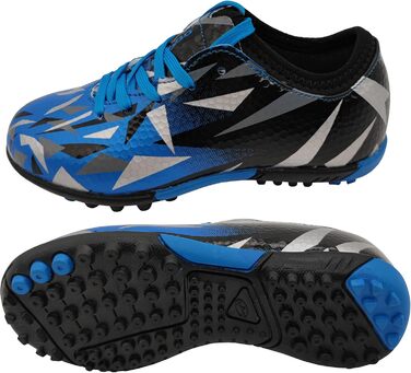 Дитячі футбольні бутси Kinder для штучного покриття, з шнурівкою, для тренувань та занять спортом на відкритому повітрі, розмір 30-40 (40 EU), блакитні