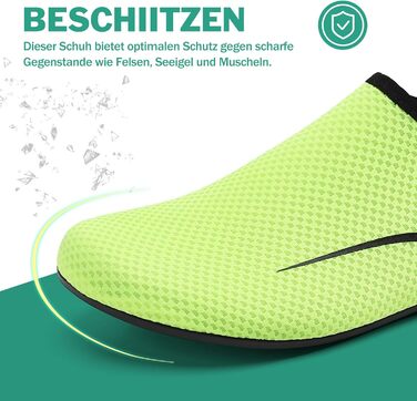 Шкарпетки для плавання та водних видів спорту Sixspace, дихаючі, швидковисихаючі, розмір 34-47