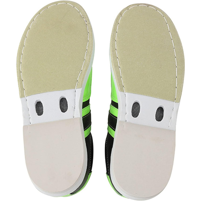 Легкі та дихаючі боулінг-башмаки для чоловіків та жінок з кріпленням Magic Sticker, зносостійка амортизація, колір зелений (42 EU, A)