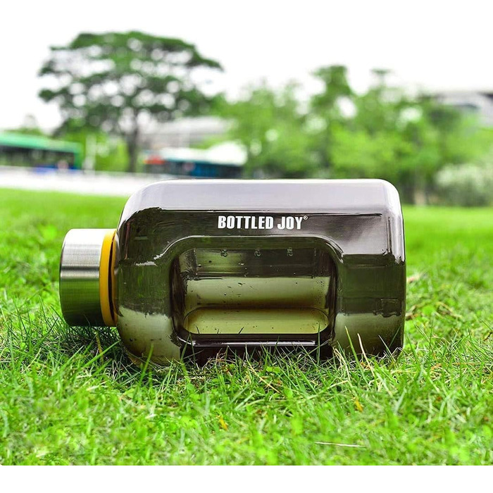 Спортивна пляшка для води Vennerli 2,5 л з ручкою та позначками часу, чорна, витокозахисна