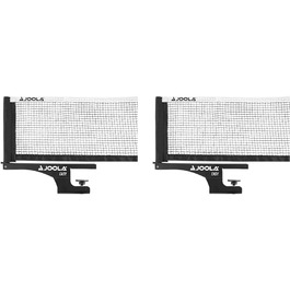 Сітка для настільного тенісу JOOLA Easy-Indoor, регульована, чорна, 183x15,25 см, набір 2 шт.
