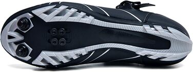 Чоловічі велотуфлі MTB для гірського велосипеда, сумісні з SPD, для їзди в приміщенні та на вулиці, з швидкою застібкою, 43 EU