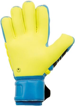 Воротарські рукавички Uhlsport Eliminator Absolutgrip HN 10.5 для дорослих, блакитні/жовті/чорні