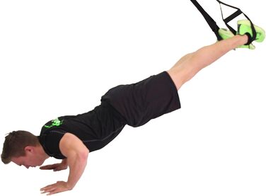 eaglefit Преміум слінг-тренажер Flex для дому та подорожей, з блоком, дверним та настінним/стельовим кріпленням, аксесуарами, універсальна фіксація, сірий