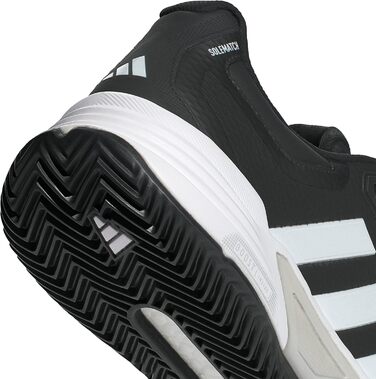 Тенісні кросівки adidas Solematch Control 2 Clay для ґрунту, чорний, білий, розмір 44 2/3 EU