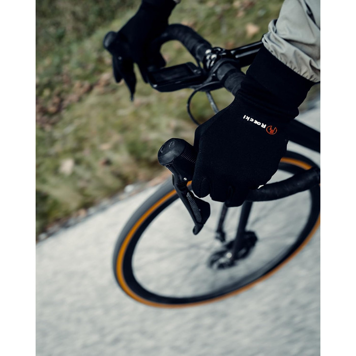 Рукавички велосипедні Roeckl Sports Pino, чорні, унісекс, розмір 6-11, зимові