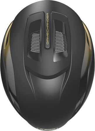 Велошолом ABUS GameChanger 2.0 для шосе, аеродинамічний, вентиляція, чорний-золотий, розмір L, для чоловіків і жінок