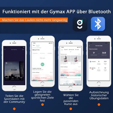 Бігова доріжка COSTWAY 2-в-1, складана, 2,25 к.с., з APP, Bluetooth, пультом ДУ, 1-12 км/год, для дому, біла