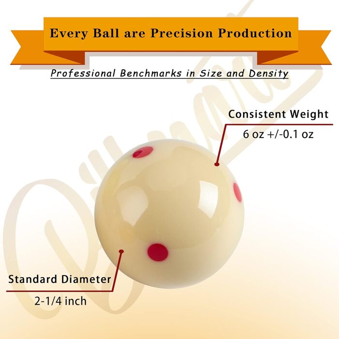 Набір більярдних куль преміум-класу, аксесуари для більярдного столу, 16 куль стандартного розміру (57,2 мм), для турнірів