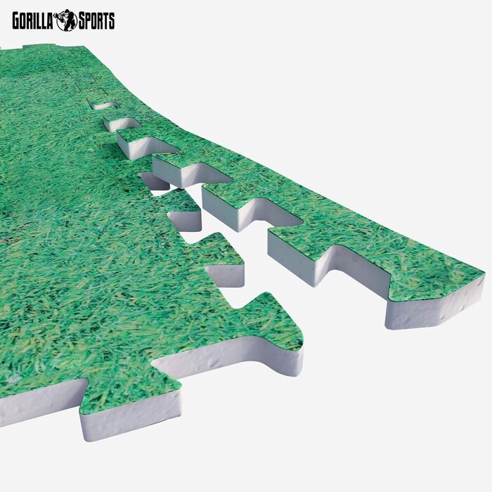 GORILLA SPORTS захисні EVA килимки 60x60x1,2 см, набір 6 шт, антиковзкі, для фітнесу, підлоги, тренажерного залу, басейну