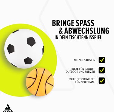 Набір для пінг-понгу JOOLA 42177: м'ячі для тренувань, 40 мм, 3 зірки