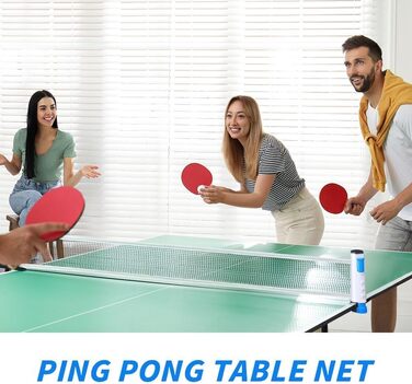 Мережа для настільного тенісу Flintronic, висувна, портативна, 170 см, для гри в приміщенні та на вулиці