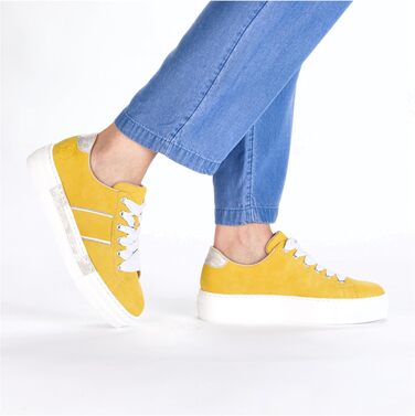 Кросівки жіночі Rieker N4902, жовті, 40 EU - зручне взуття для міста