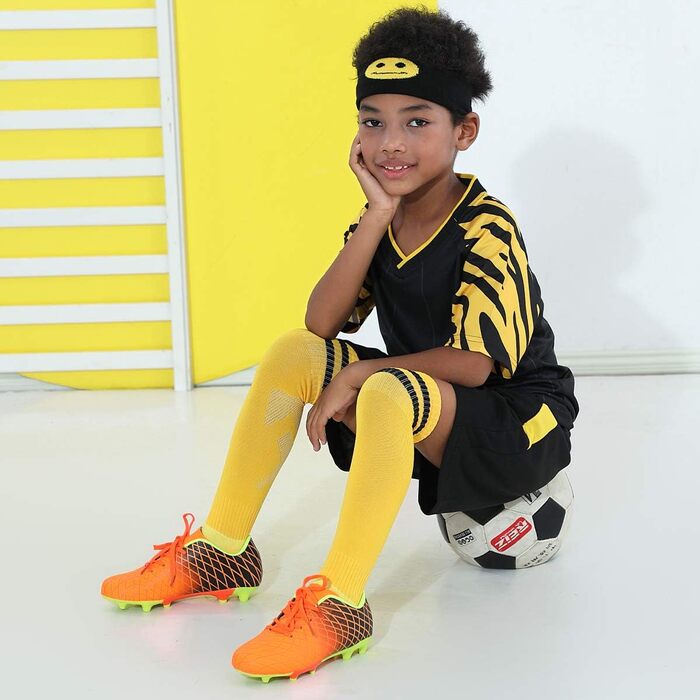 Дитячі футбольні бутси JABASIC для хлопчиків та дівчаток, спортивні, для гри на вулиці (34 EU, Splitter)