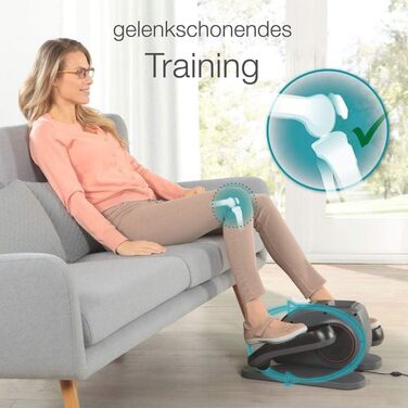 Міні-еліптичний тренажер MaxVitalis: компактний велотренажер для дому та офісу з комп'ютером та 3 програмами