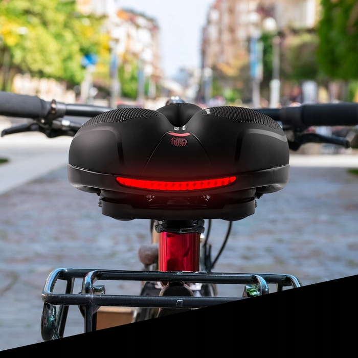 М'яке велосипедне сідло: спортивне, широке, з вентиляцією та відбивачем