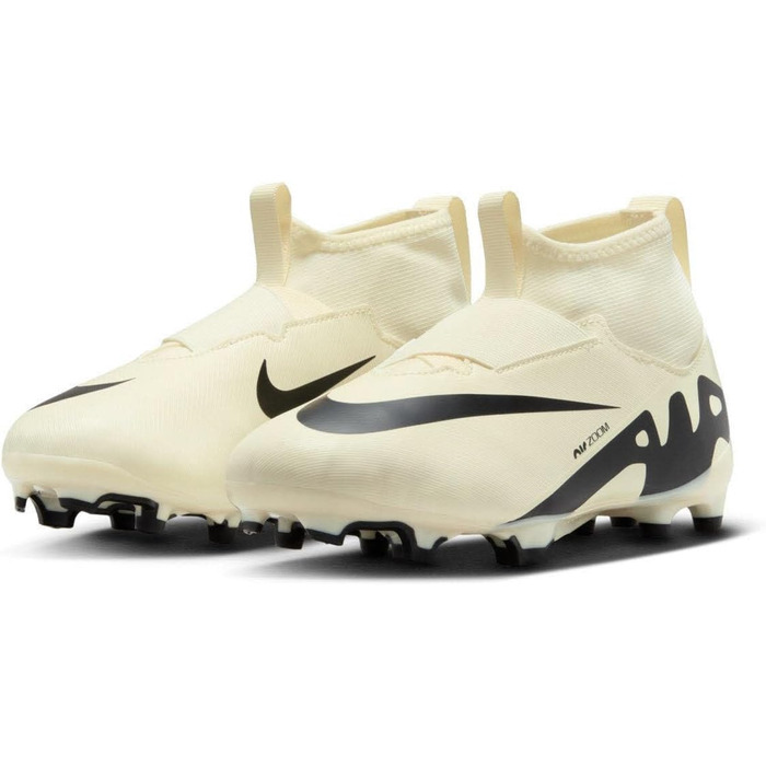 Дитячі футбольні бутси Nike Zoom Superfly 9 Acad FG/MG для дітей (33 EU, Lemonade Black)