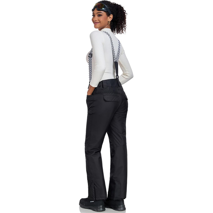 Комплект зимового одягу HOTIAN Daen: водонепроникний, вітронепроникний, для катання на лижах, сноуборді та туризму (XS, 3white+black)