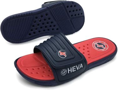 HEVA Шльпанці чоловічі літні сандалії 43 EU, блакитний/червоний