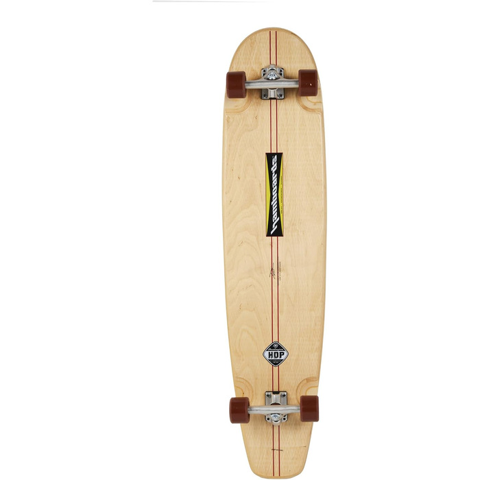 Hamboards Huntington Hop 'Sky Cream' – ручна робота, лонгборд для лендсерфінгу та круїзингу, ламінована береза і клен
