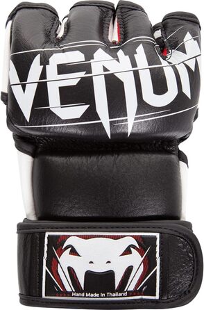 MMA рукавички Venum Undisputed чорні L-XL, шкіряні, для змішаних єдиноборств