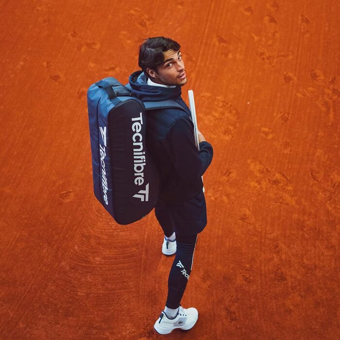 Сумка для тенісу та сквошу Tecnifibre Tour Endurance RS, 9 ракеток, темно-синя