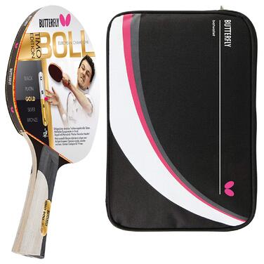Ракетка для настільного тенісу Butterfly Gold 85020: професійна, ITTF сертифікована, з кейсом DC2