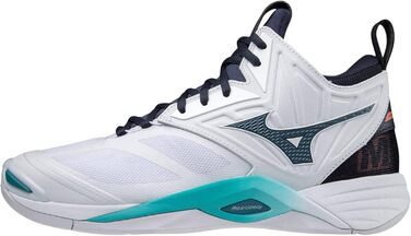 Кросівки Mizuno Wave Momentum 2 Mid - білі, сині, кераміка (EU 50)