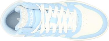 Кросівки Adidas Hoops 3 чоловічі білі, сірі, Cloud White, Gum (40 EU)