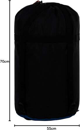 Сплячий мішок McKinley Camp Comfort 5 BluePetrol/BluePetrol 195 см - для кемпінгу та відпочинку