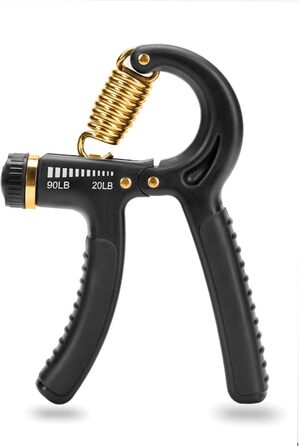 Тренажер для хвату SKLZ Trainer Grip, регульований, чорний, 9–41 кг, універсальний розмір