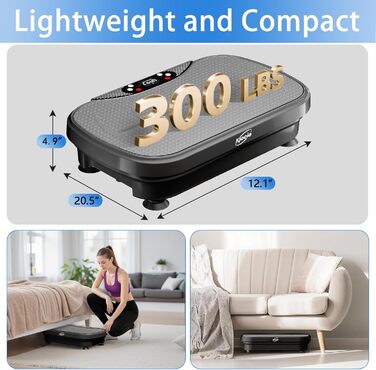 Віброплатформа для фітнесу з гумовими амортизаторами: схуднення, лімфодренаж, тренування всього тіла