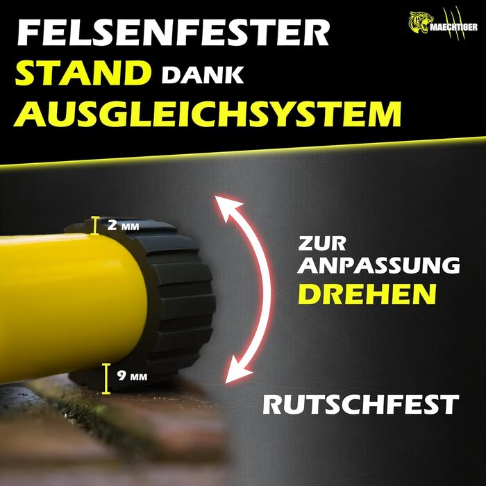 Паралелетки преміум-класу Parallettes - подовжені сталеві ручки для віджимань - стабільність завдяки системі вирівнювання - неслизькі та щадять суглоби - для калістеніки, фітнесу, в приміщенні та на вулиці