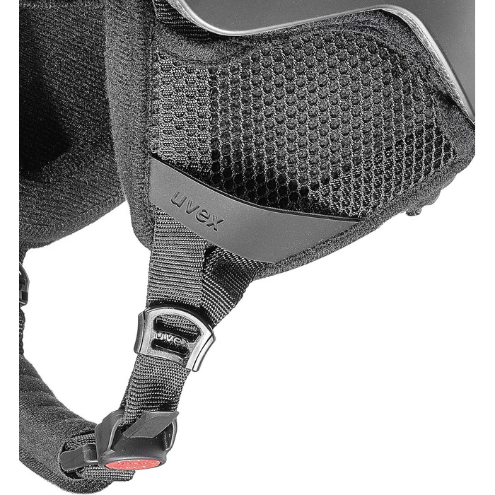 Шолом гірськолижний uvex fierce - чорний матовий, 55-59 см, регулювання розміру