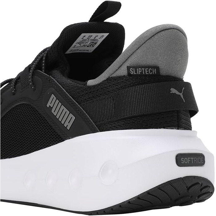 Кросівки для бігу Puma Softride Carson Sliptech - чорно-білі, 43 EU
