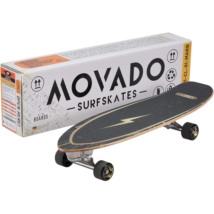 Лонгборд STAR SCOOTER Surf Skateboard Vintage Retro Cruiser, швидкісний, підшипники ABEC-11, унісекс, комплект