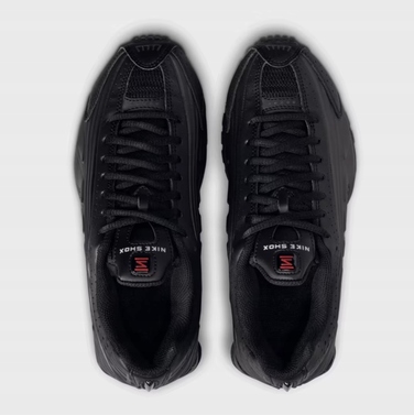 Кросівки Nike Shox R4 (GS) жіночі/підліткові, чорні, комфортні, р. 37,5
