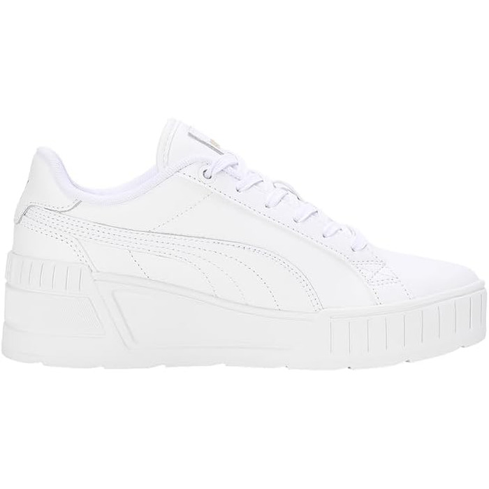 Жіночі футбольні бутси PUMA Karmen Wedge White (40.5 EU, White/White/Gold)