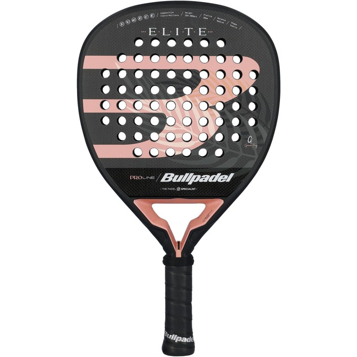 Падельна ракетка Bullpadel Elite W 24, чорна-біла, для жінок