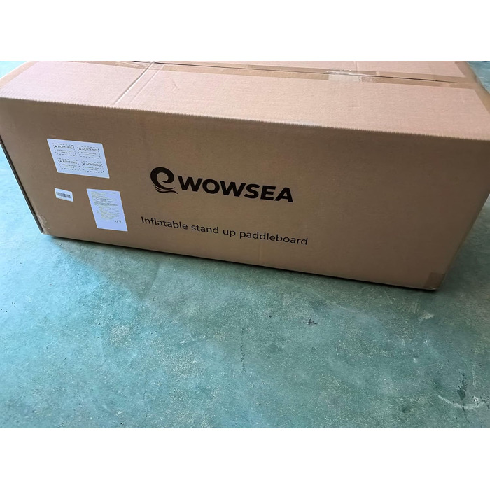 WOWSEA SUP дошка надувна гоночна 426/385 см, з кріпленням для екшн-камери, зелена - для змагань та відпочинку