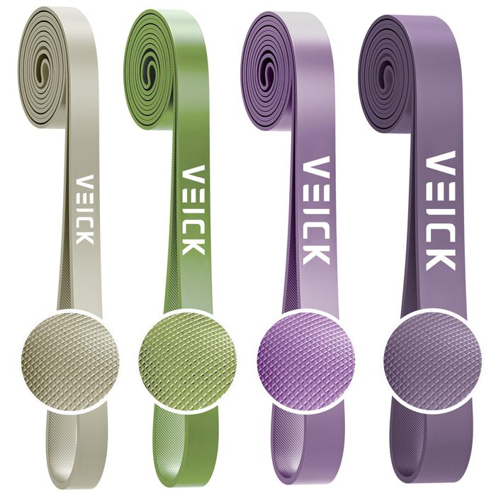 Набір еластичних стрічок VEICK для фітнесу та калістеніки (фітнес-стрічки, стрічки для фітнесу, Pilates)