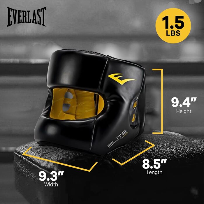 Боксерський шолом Everlast Elite RTL, захисний для тренувань