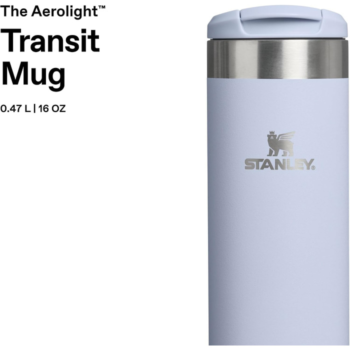 Термокухоль Stanley Aerolight Transit 0.35L для кави та напоїв, герметичний, чорний
