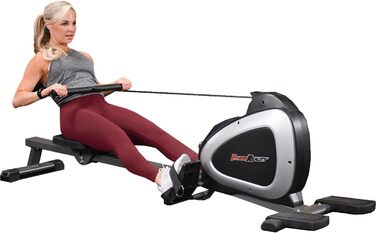 Гребний тренажер Fitness Reality 1000 Plus з Bluetooth, магнітним опором і додатком, для повного тренування тіла