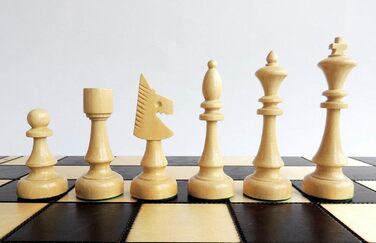 Шаховий набір Chess Club 47 см турнірний, дерев'яний, ручна робота, класична гра