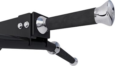Турнік MAXXUS CHIN-UP PRO для стіни, сталевий, 124x35x61 см, до 150 кг, 6 гумових рукояток, багатохватний, для дому та вулиці, фітнес-тренування