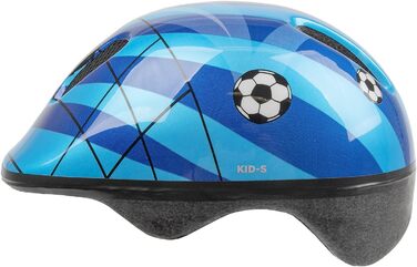 Дитячий велосипедний шолом M-Wave Space Soccer, футбольний дизайн