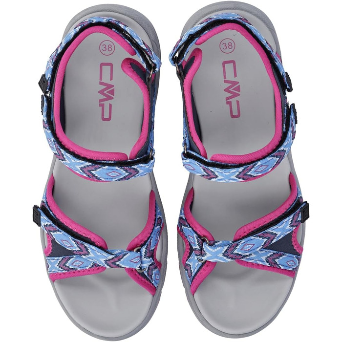 CMP жіночі трекінгові сандалі Almaak, блакитний/фуксія (36 EU)
