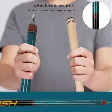 Poolqueue Heavy Hitter Jump Break: 3 частини, Bakelit-верхівка, 597-652 г